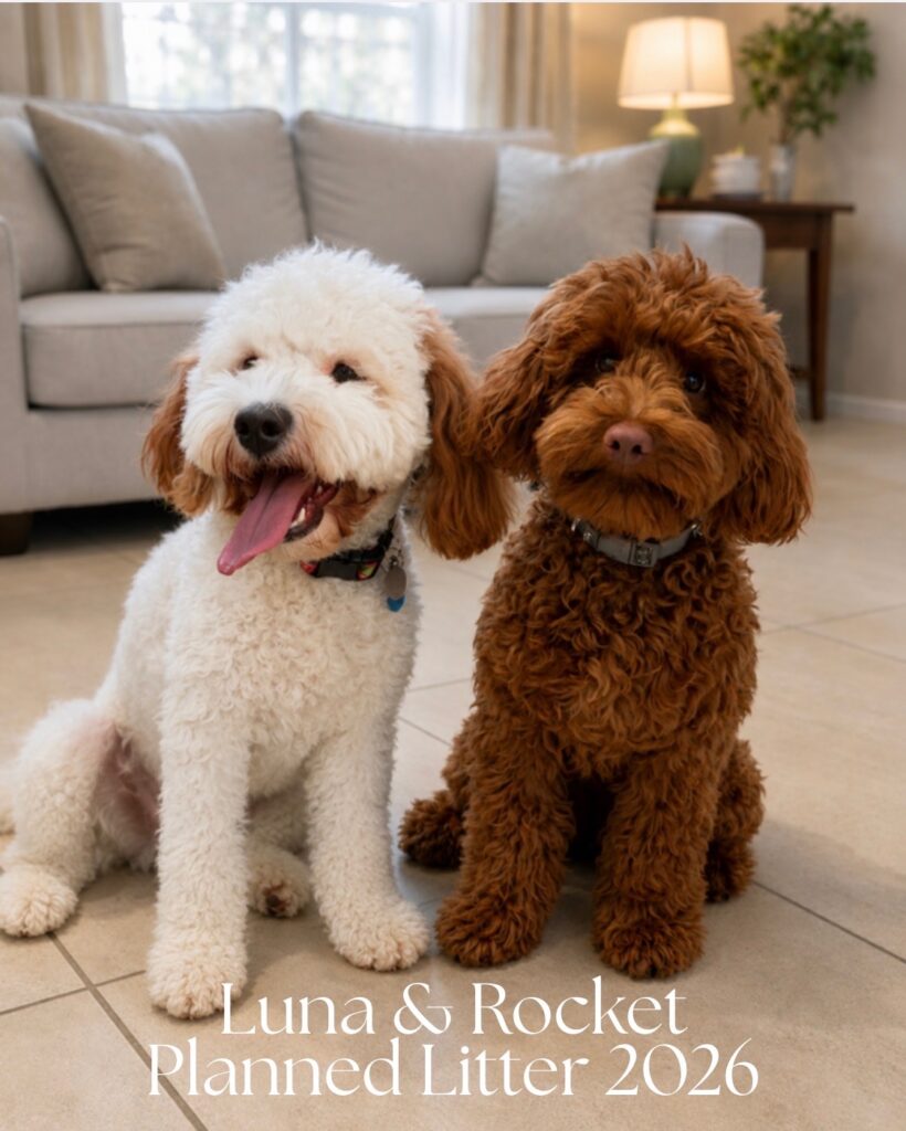 Luna and Rocket Cavoodle Litter